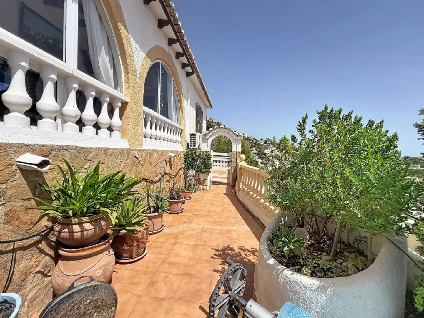 Terraza de Casa o chalet en venta en Benitachell / El Poble Nou de Benitatxell con Aire acondicionado, Calefacción y Jardín privado
