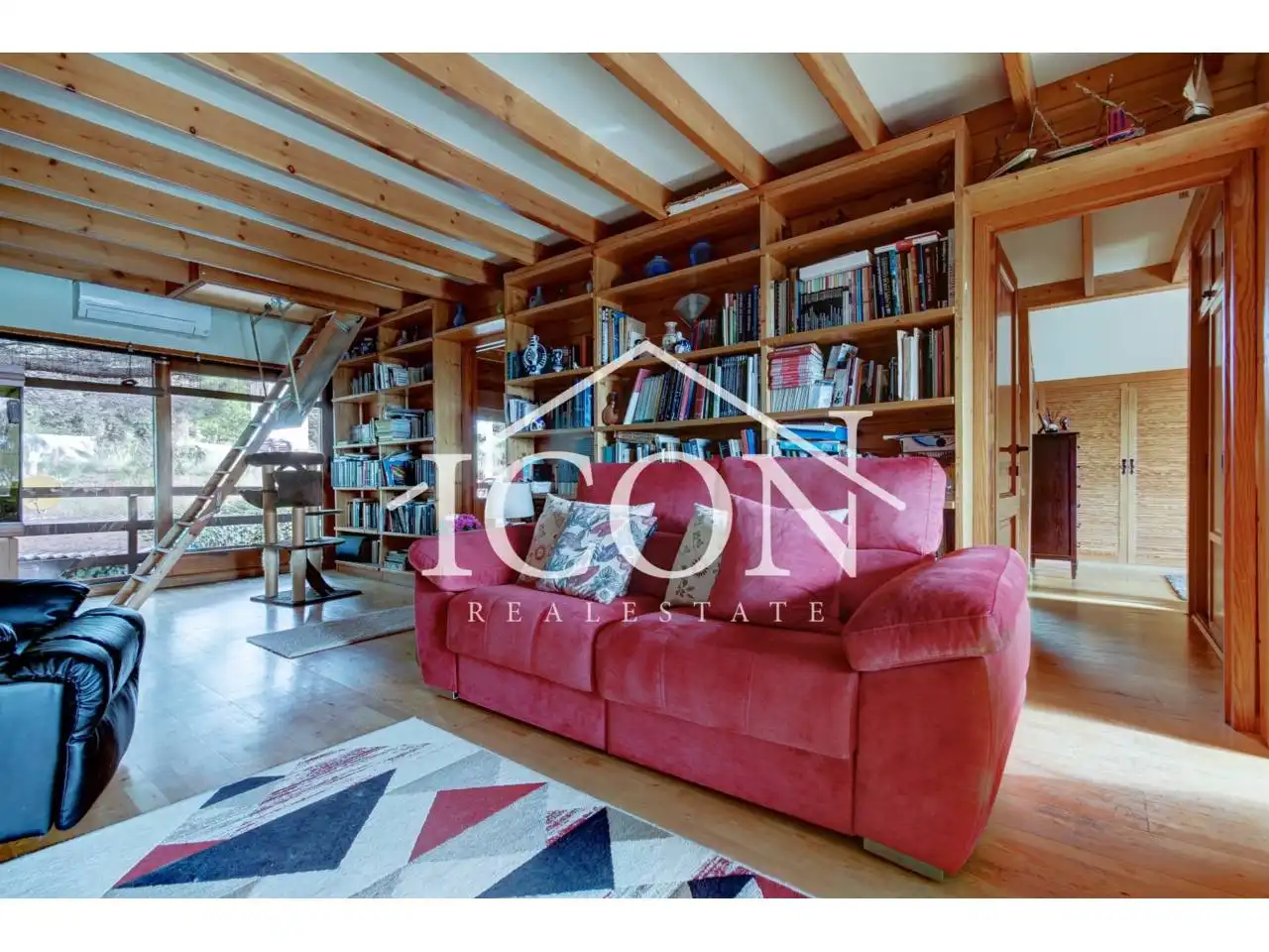 Sala de estar de Casa o chalet en venta en Gavà con Aire acondicionado, Jardín privado y Parquet