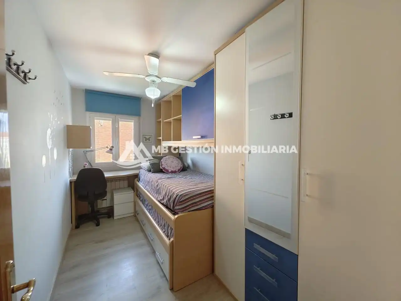 Schlafzimmer von Wohnung zur untervermieten in Fuenlabrada mit Klimaanlage, Heizung und Möbliert