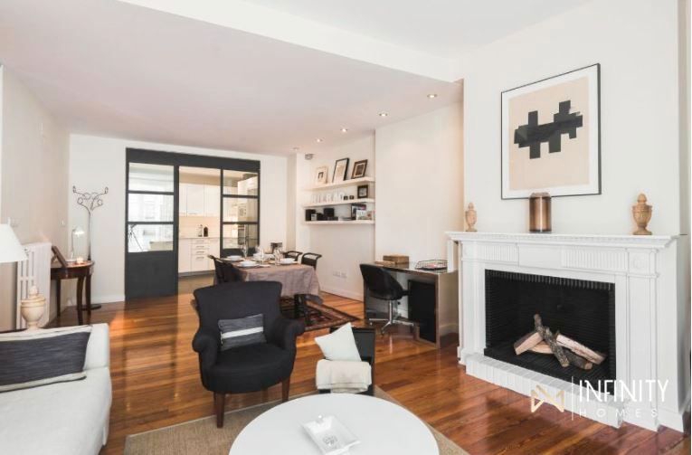 Living room of Flat to rent in Bilbao   with Heating and Balcony