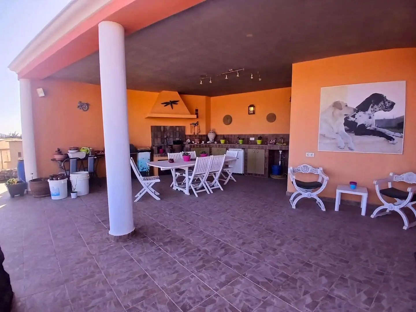 Terrace of Houses for sale in Tuineje  with Air Conditioner, Terrace and Swimming Pool