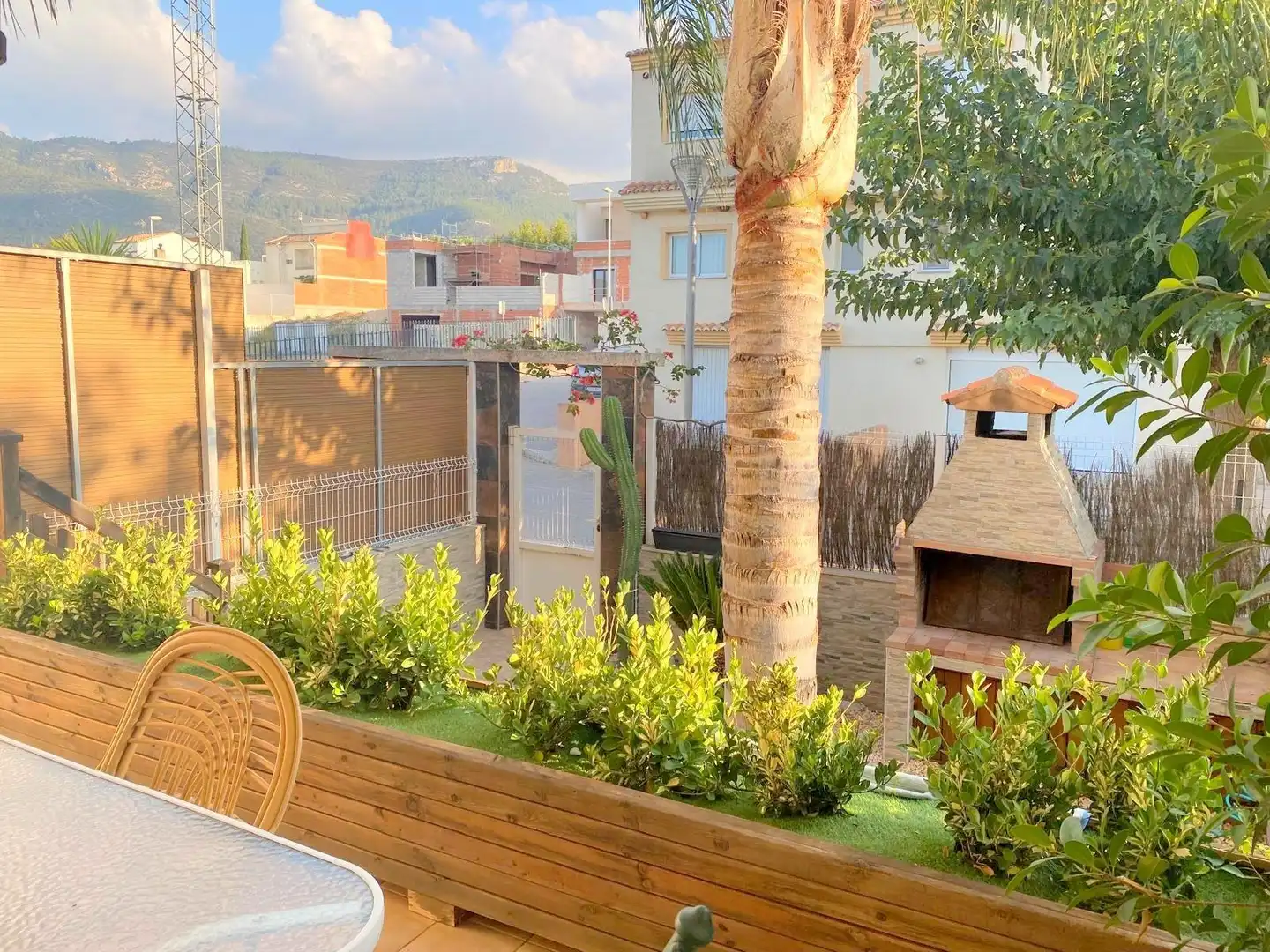 Terraza de Casa adosada en venta en Vallada con Aire acondicionado, Jardín privado y Terraza