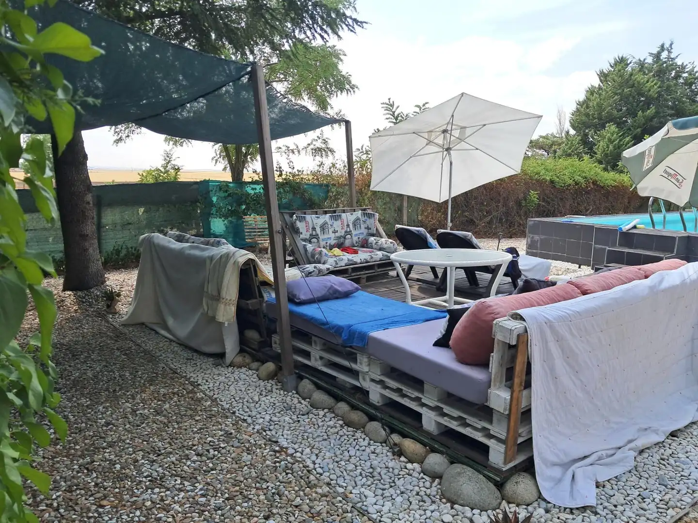 Terrasse von Wohnung zum Verkauf in La Vellés  mit Privatgarten und Schwimmbad
