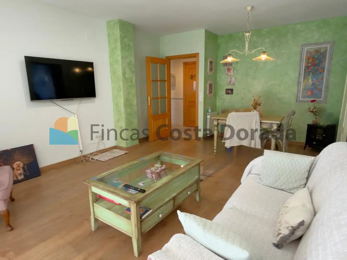 Wohnzimmer von Wohnung zum Verkauf in Cubelles mit Klimaanlage, Heizung und Terrasse