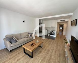 Sala d'estar de Pis de lloguer en  Barcelona Capital amb Aire condicionat, Calefacció i Parquet