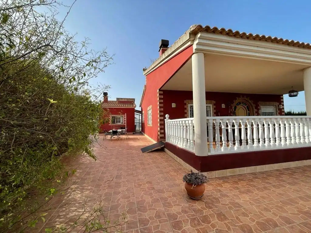 Vista exterior de Finca rústica en venta en Murcia con Aire acondicionado, Jardín privado y Terraza