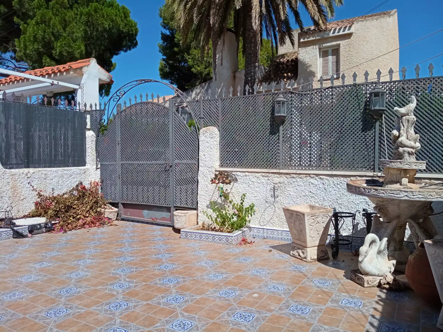 Terrassa de Casa adosada en venda en San Javier amb Jardí privat, Traster i Moblat
