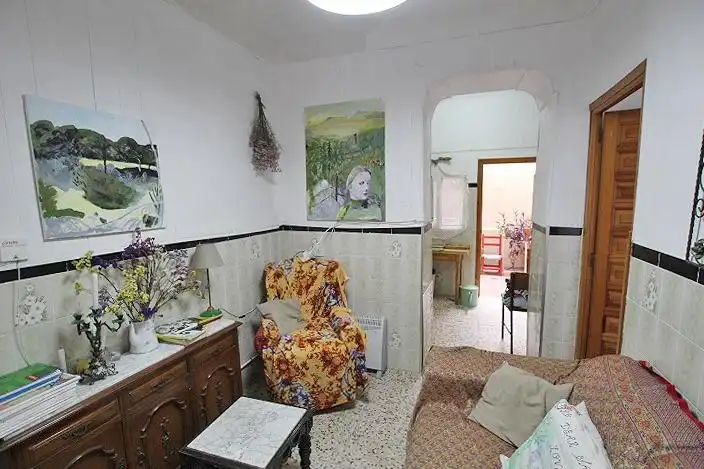 Sala de estar de Finca rústica en venta en Guardamar del Segura con Terraza y Balcón