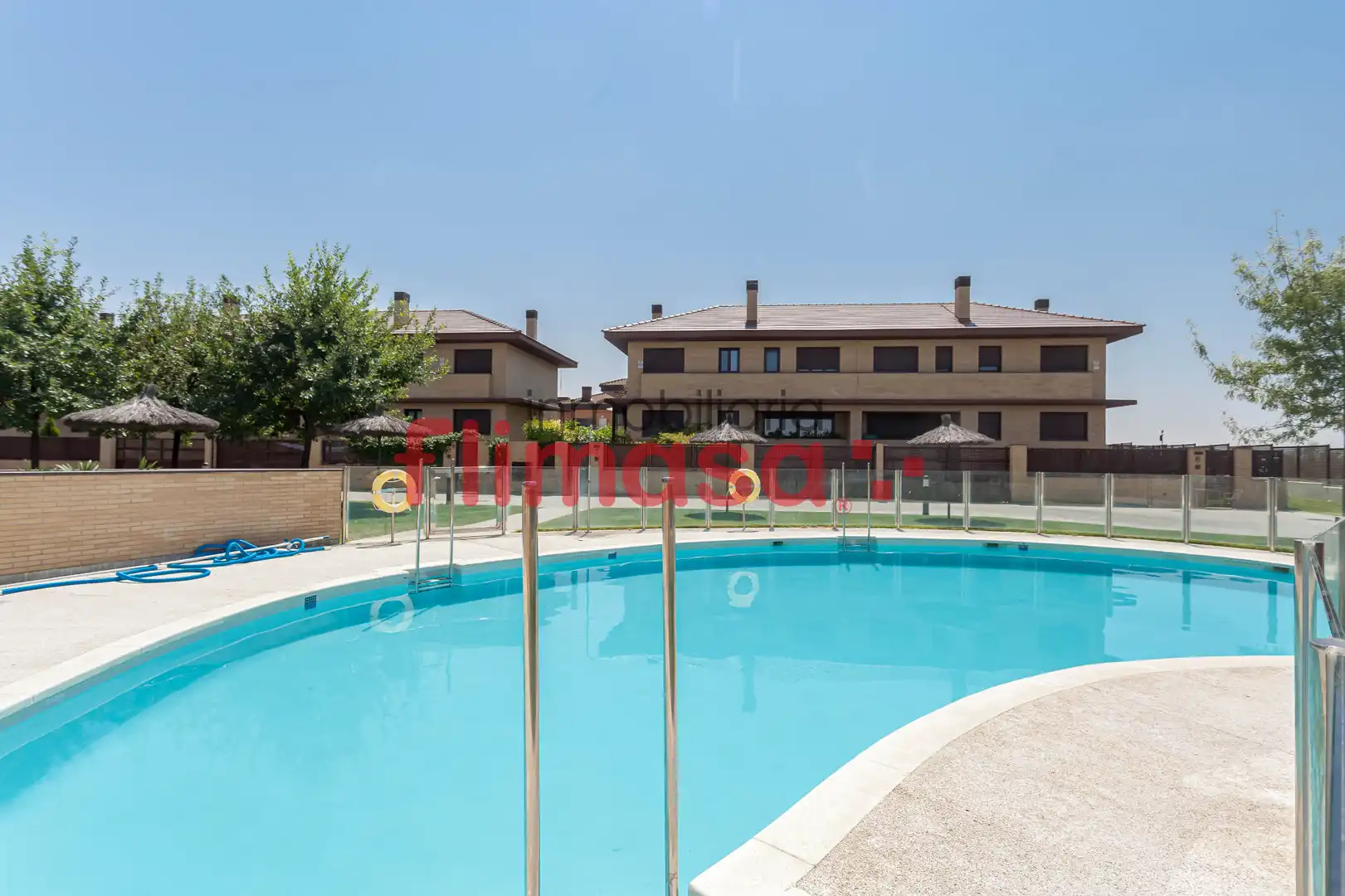 Swimming pool of Detached homes for sale in Villaviciosa de Odón  with Air Conditioner, Heating and Private garden