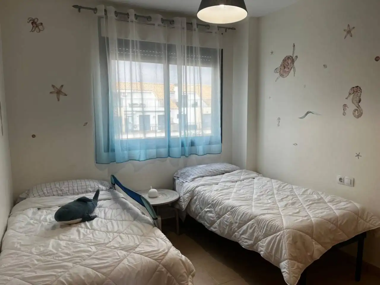 Schlafzimmer von Wohnung zum Verkauf in San Jorge / Sant Jordi mit Klimaanlage, Heizung und Terrasse