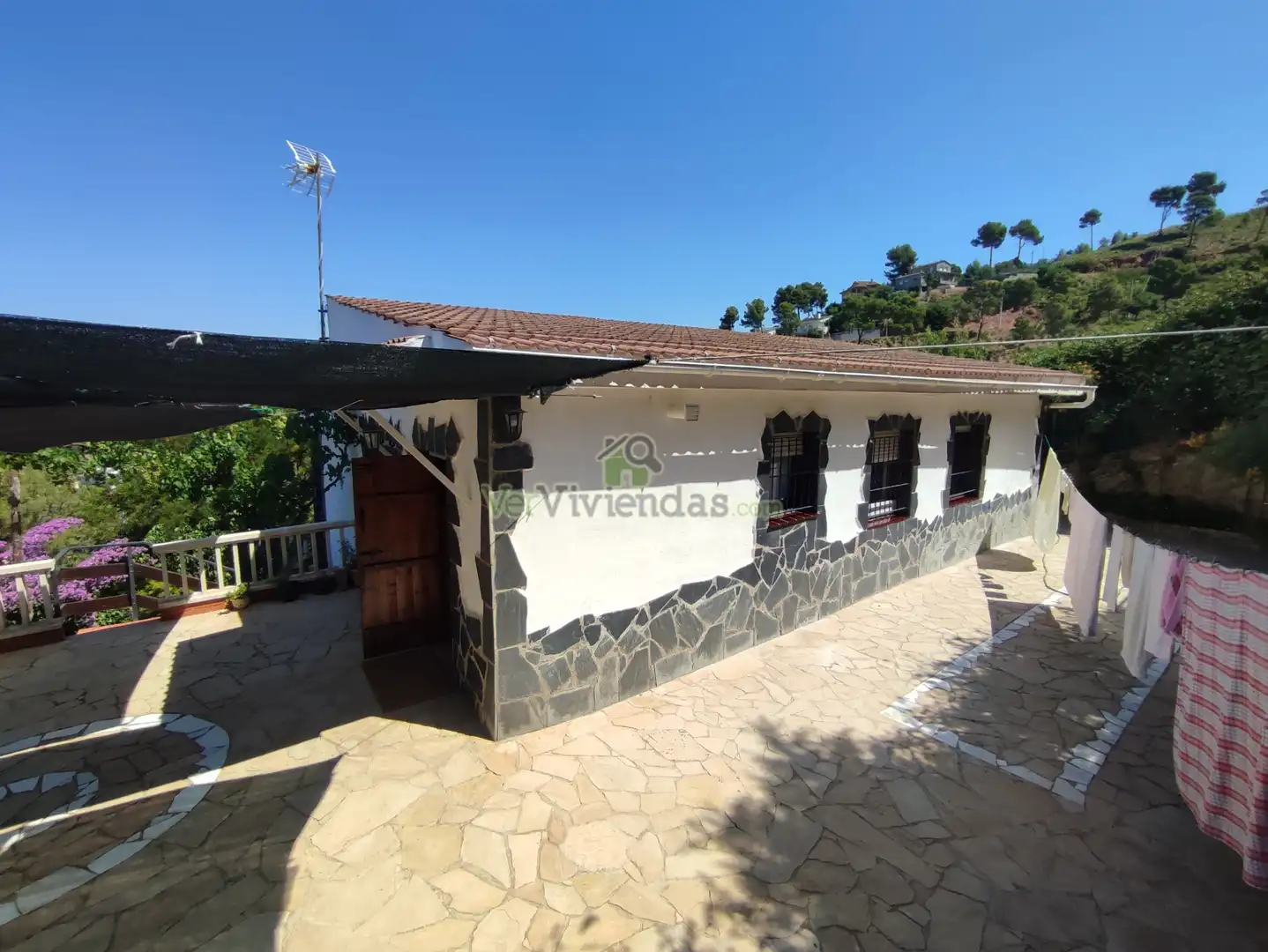 Vista exterior de Casa o chalet en venta en Vallirana con Calefacción, Jardín privado y Terraza