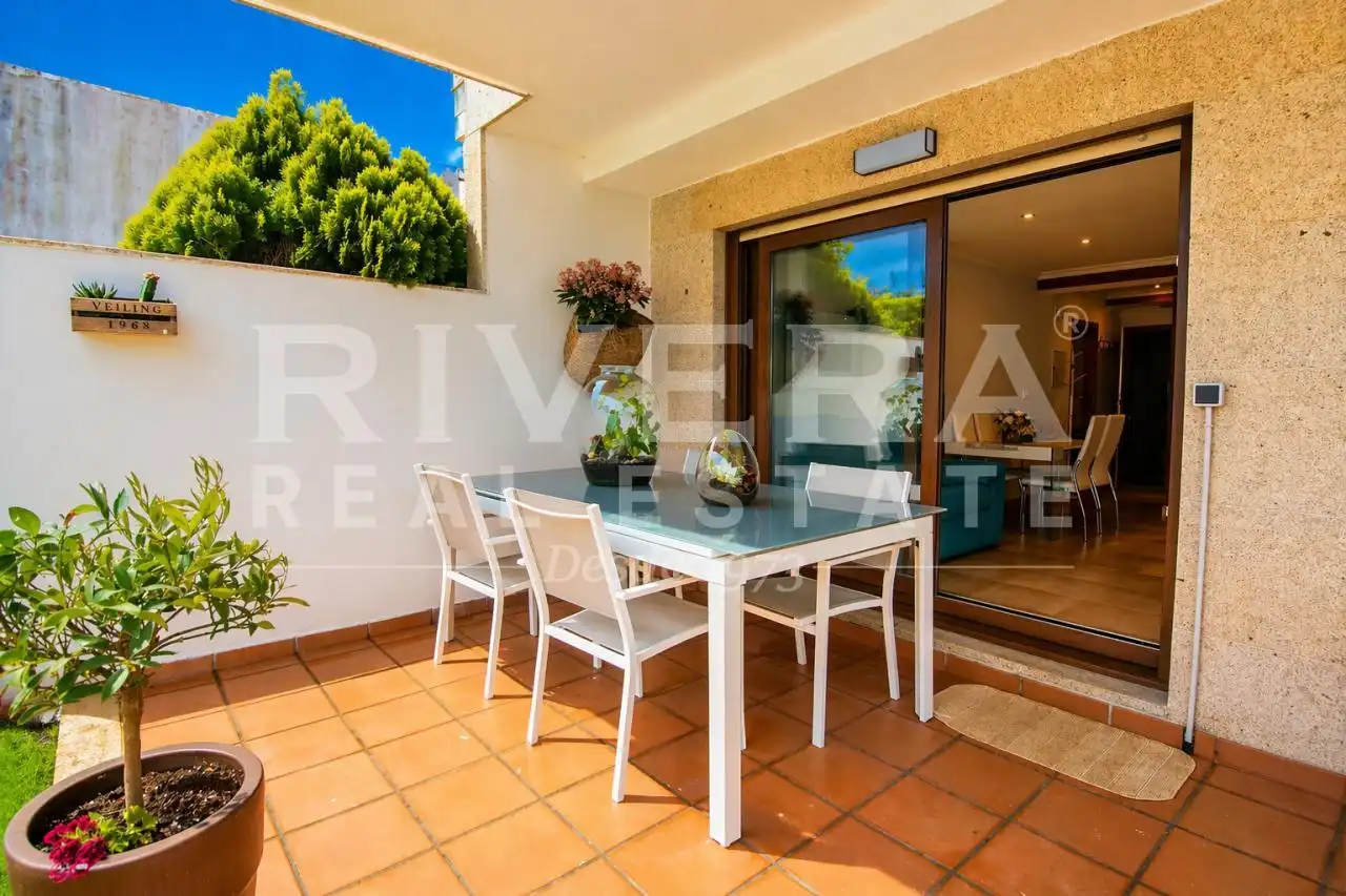 Terrasse von Wohnung zum Verkauf in Sanxenxo mit Heizung, Terrasse und Abstellraum