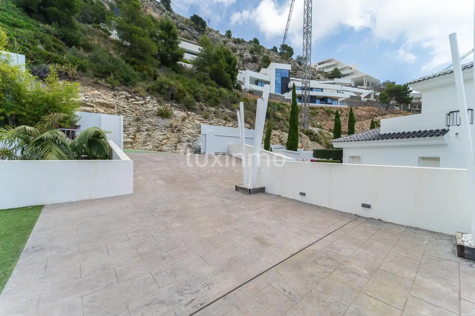 Vista exterior de Casa o chalet en venta en Altea con Aire acondicionado, Calefacción y Jardín privado