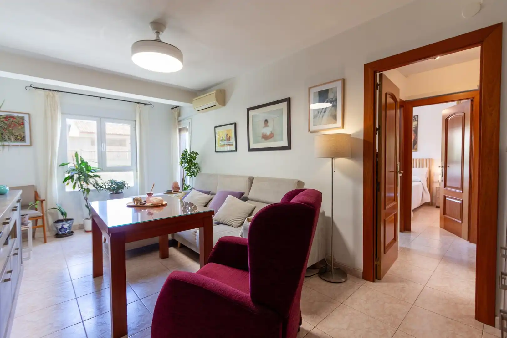 Sala de estar de Piso en venta en Granada con Aire acondicionado y Terraza
