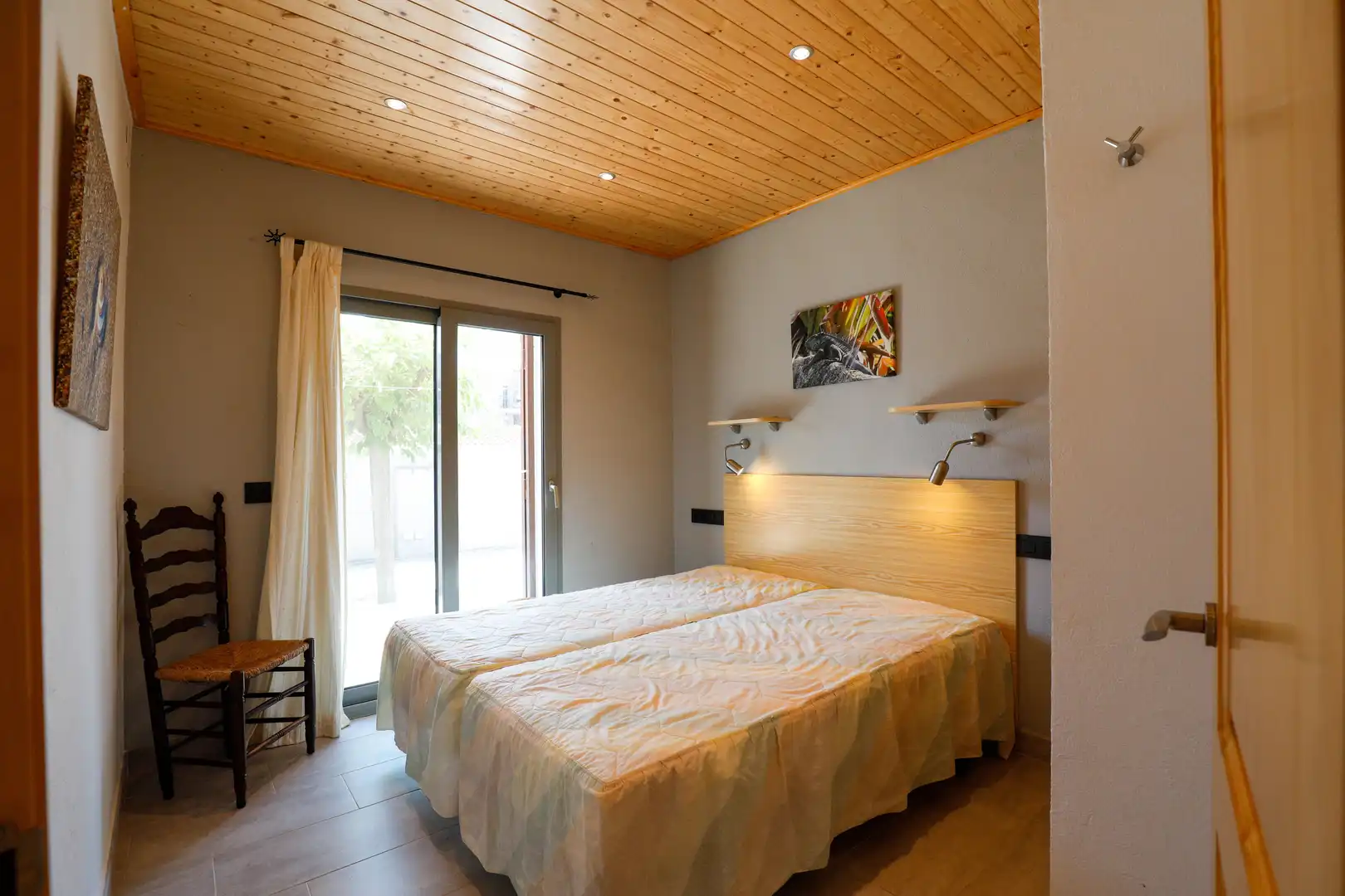 Schlafzimmer von Haus oder Chalet zum Verkauf in L'Escala mit Klimaanlage, Terrasse und Möbliert