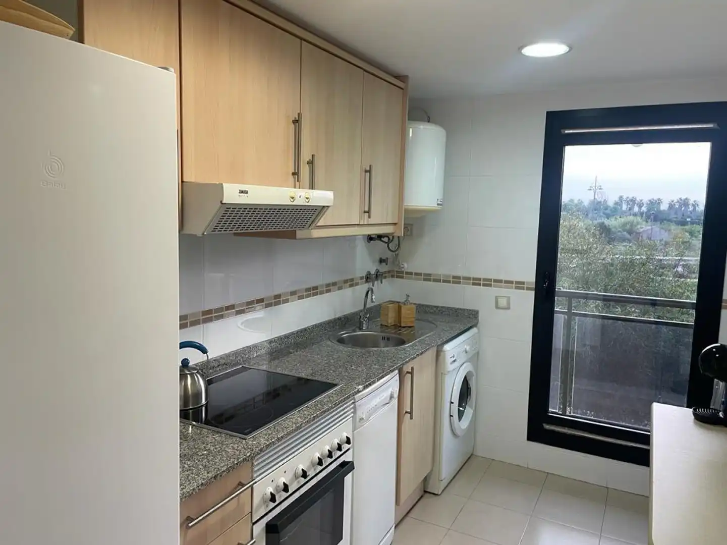 Kitchen of Flat for rent in El Puig de Santa Maria  with Air Conditioner, Heating and Private garden