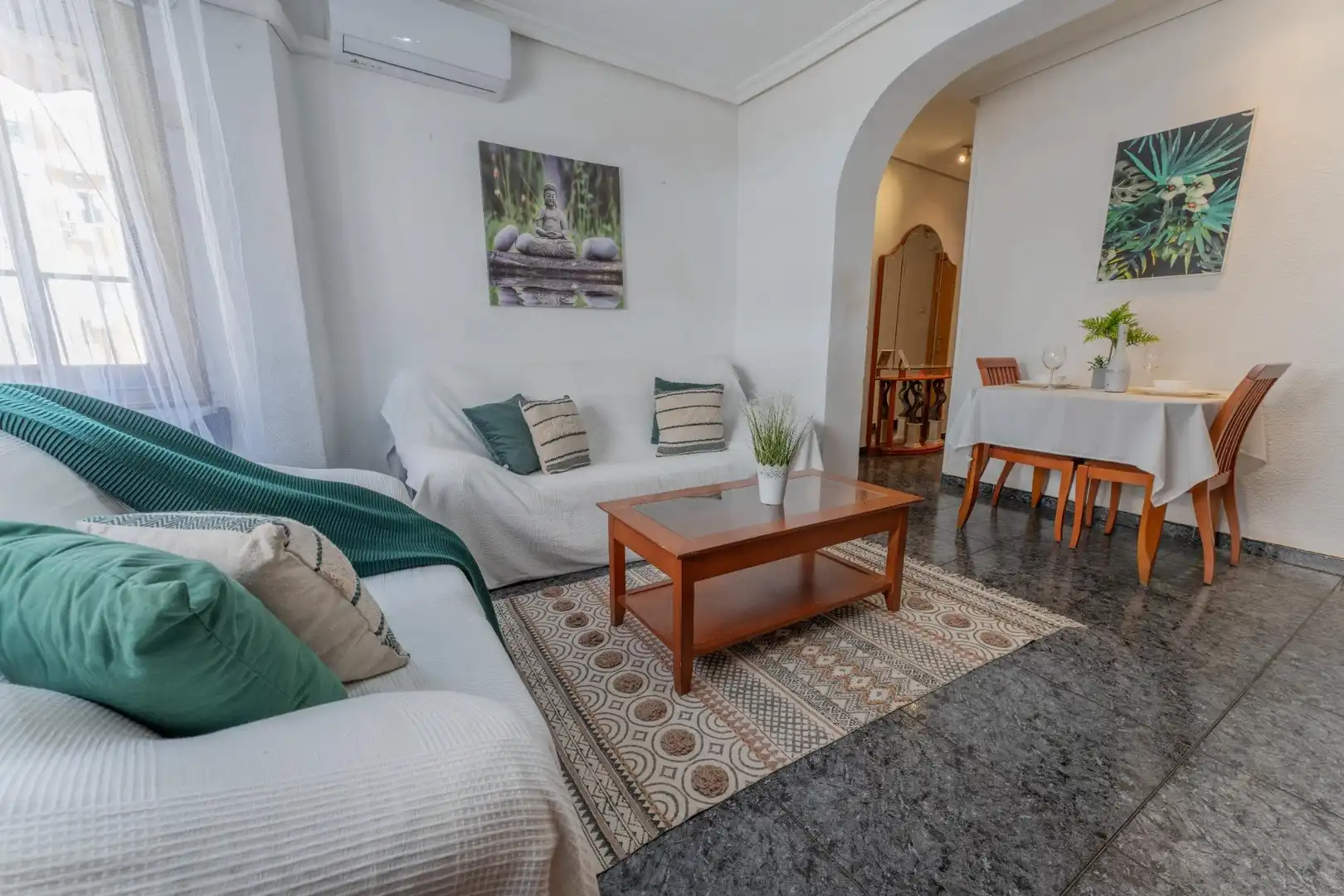 Sala de estar de Piso en venta en Elche / Elx con Amueblado