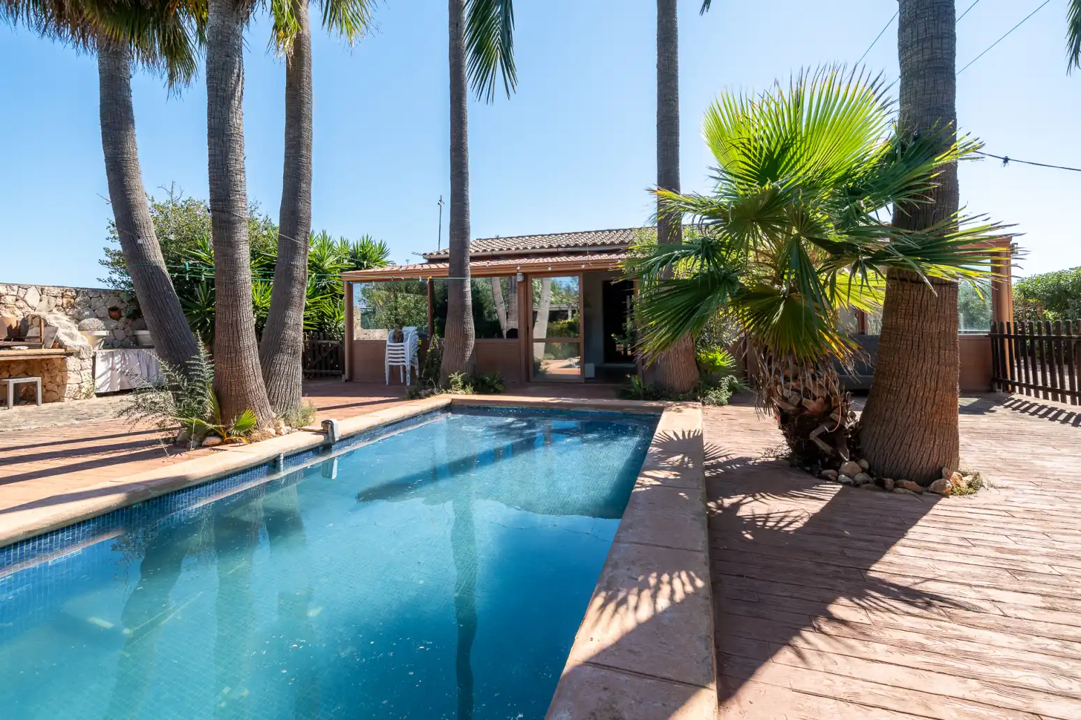 Swimming pool of Houses for sale in Algaida  with Air Conditioner, Heating and Private garden