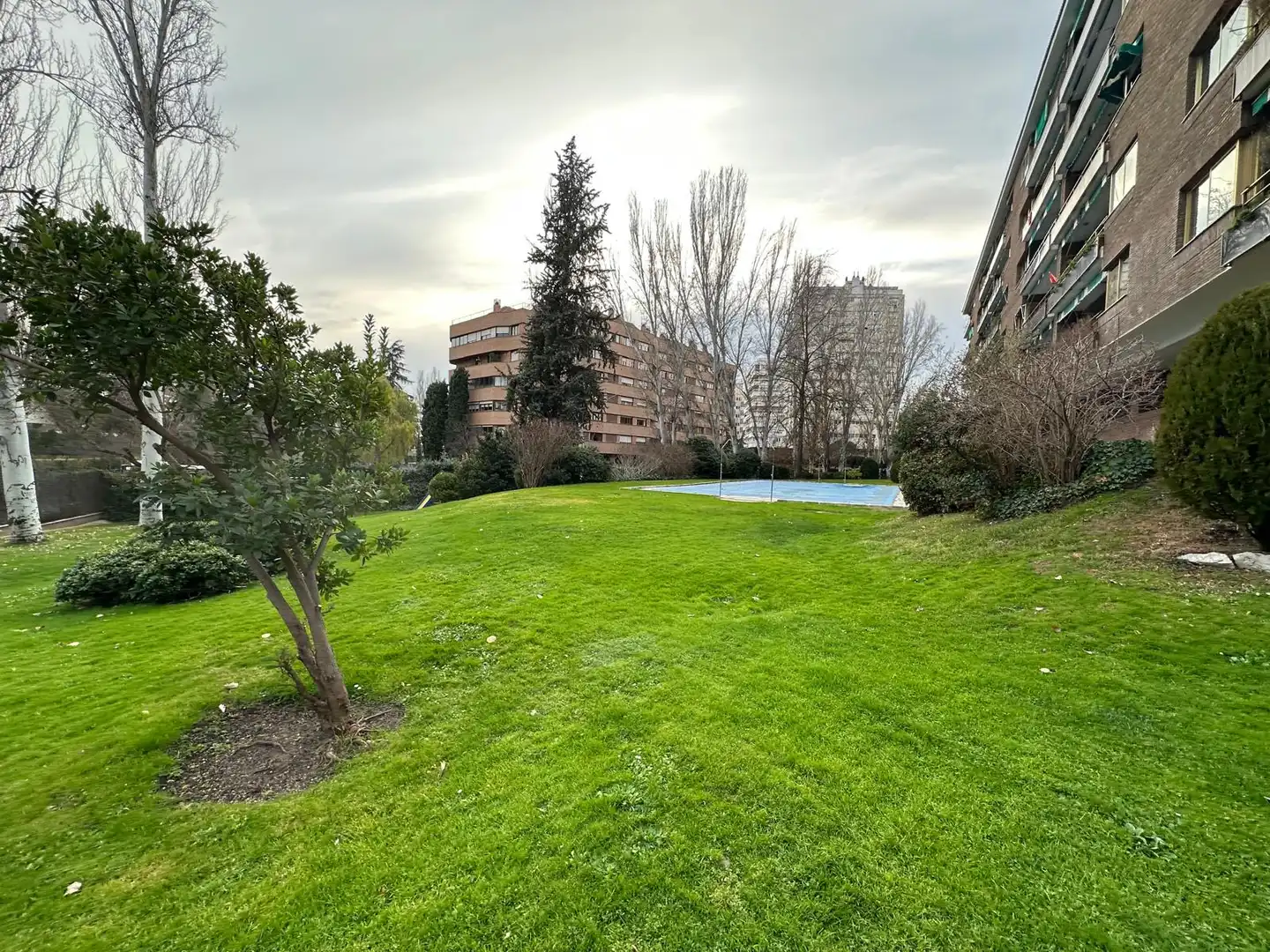 Parking of Flat for sale in Madrid  with Parquet flooring, Terrace and Storage room