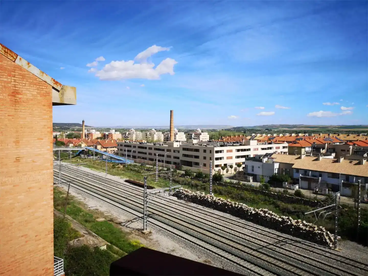Exterior view of Flat for sale in Tudela  with Air Conditioner and Balcony
