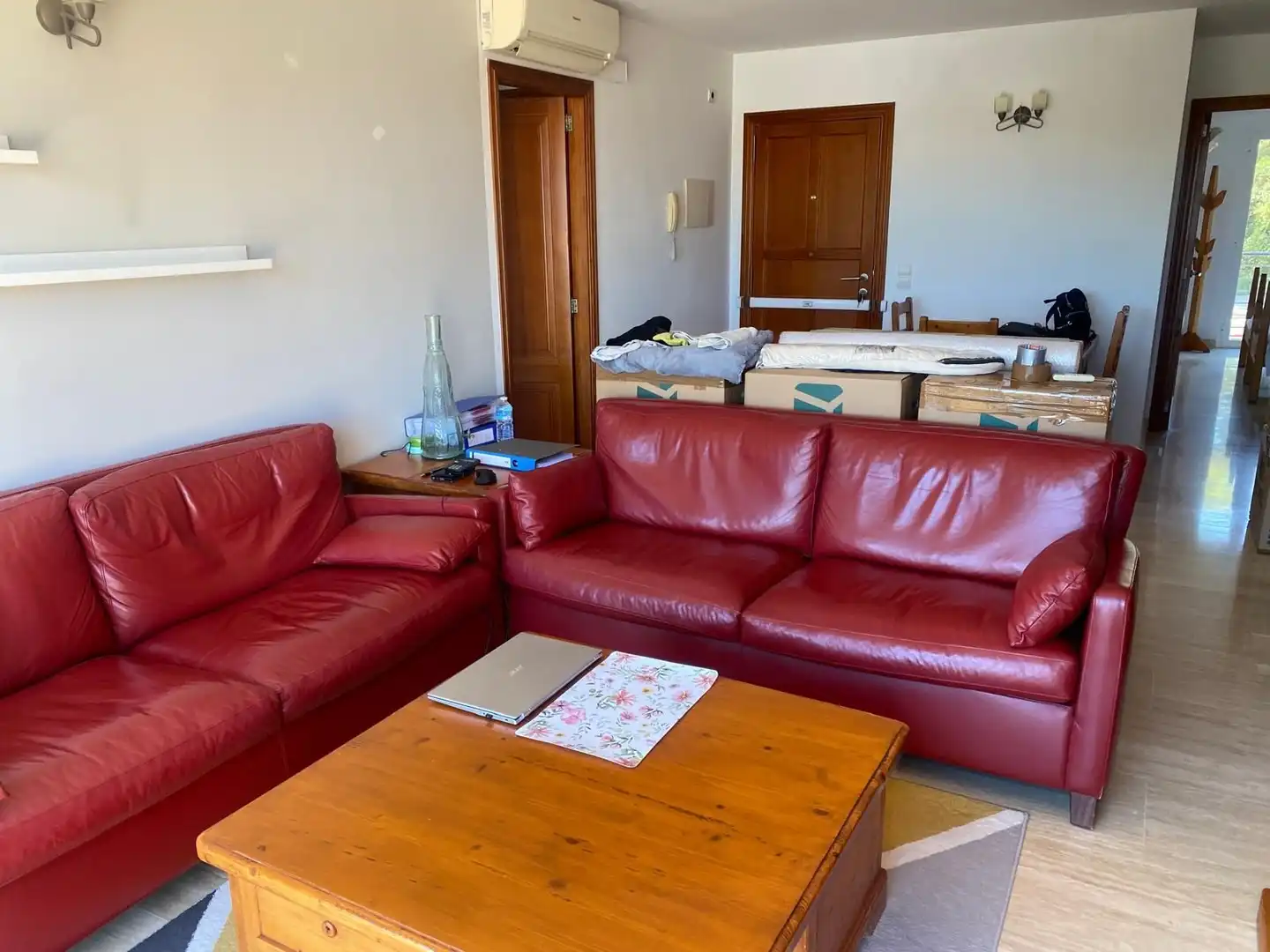 Sala d'estar de Àtic de lloguer en Porto Cristo  