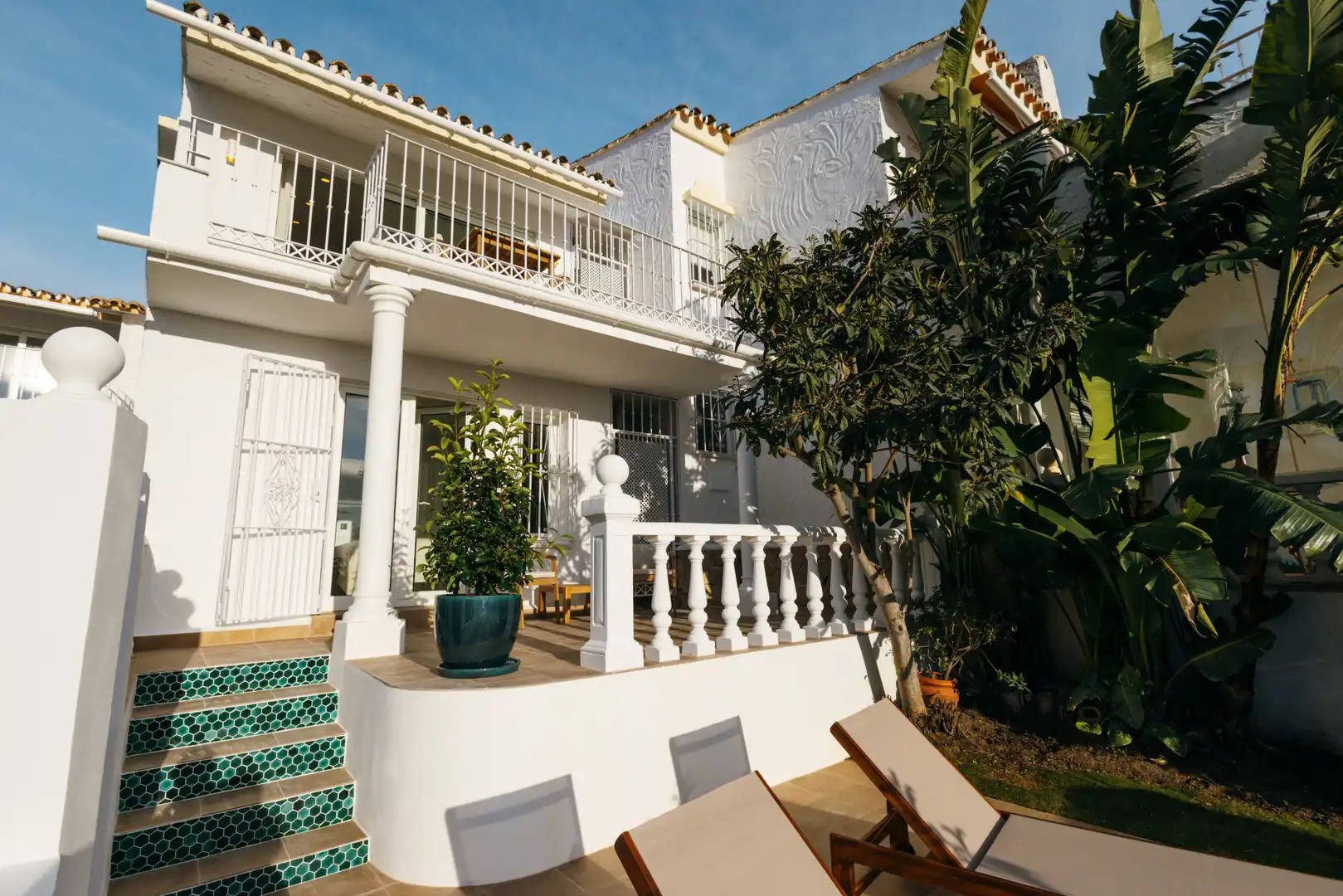 Jardí de Casa adosada en venda en Estepona amb Aire condicionat, Jardí privat i Terrassa