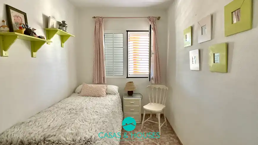 Bedroom of Flat for sale in La Manga del Mar Menor  with Air Conditioner, Terrace and Furnished