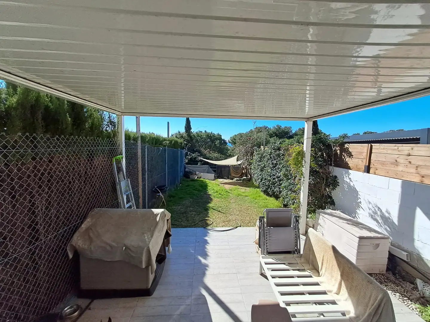 Terrassa de Casa adosada en venda en Estepona amb Aire condicionat, Jardí privat i Terrassa