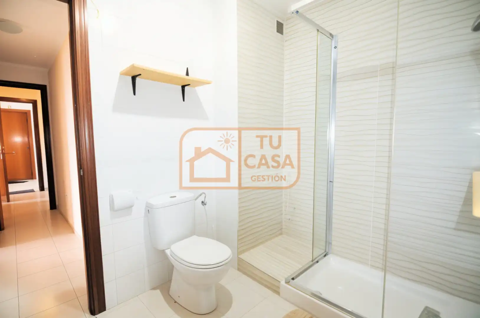Badezimmer von Wohnung zum Verkauf in Malpartida de Cáceres mit Terrasse, Abstellraum und Möbliert