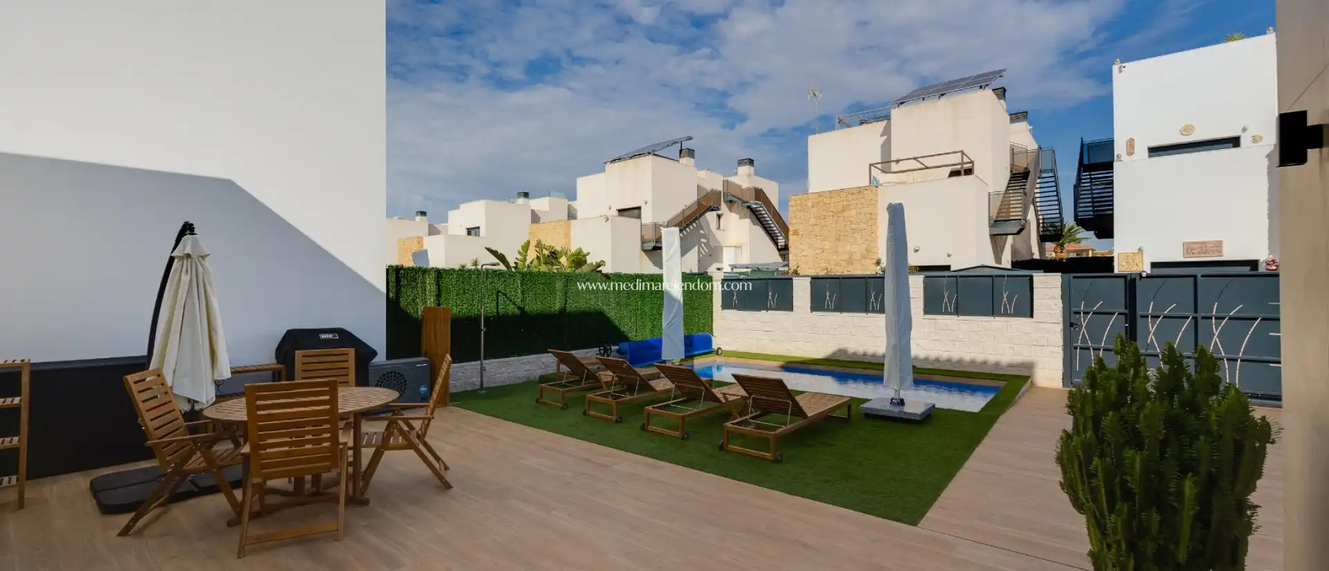 Terraza de Casa o chalet en venta en Rojales con Aire acondicionado, Calefacción y Jardín privado