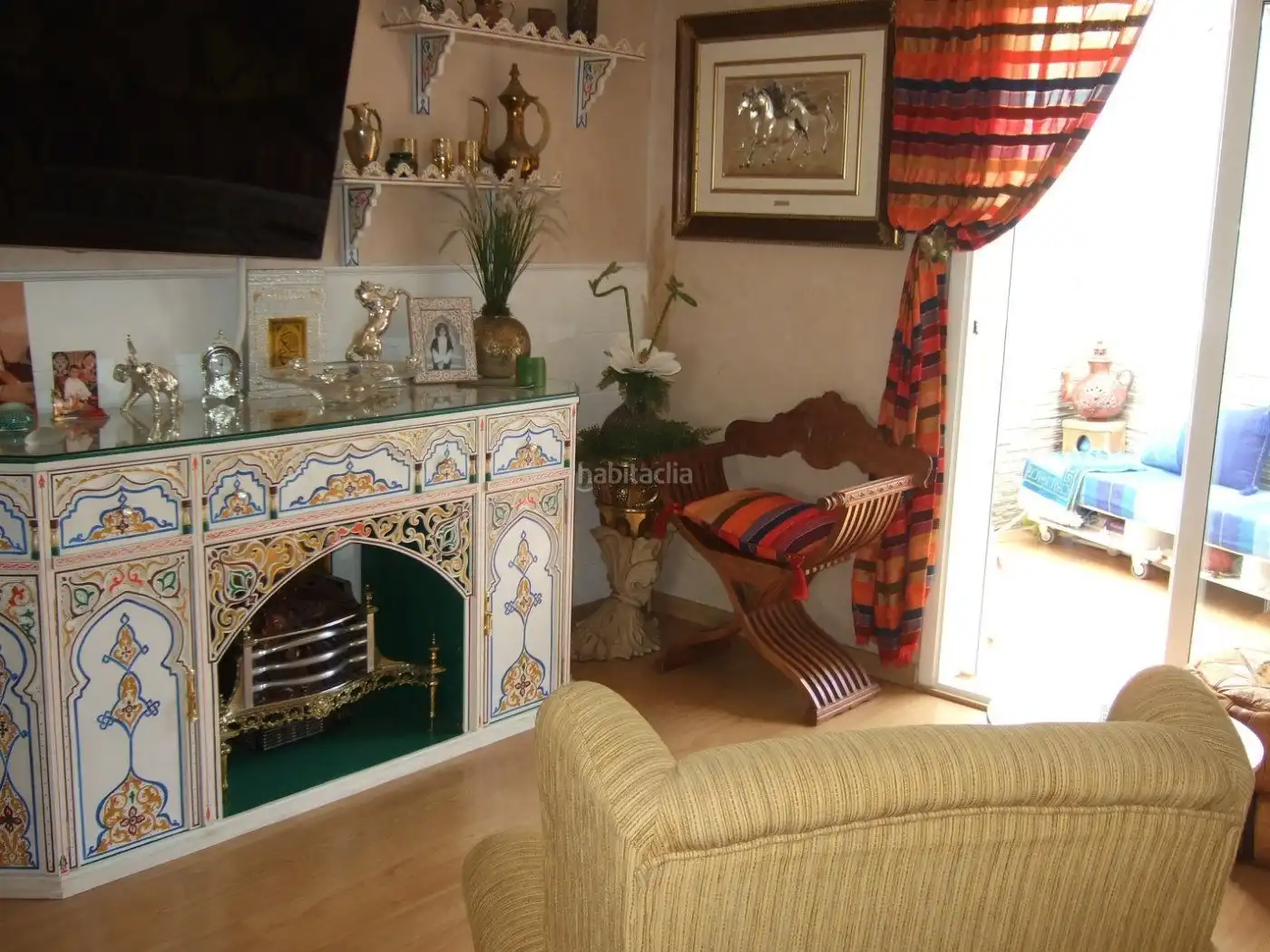 Sala de estar de Piso en venta en Mataró