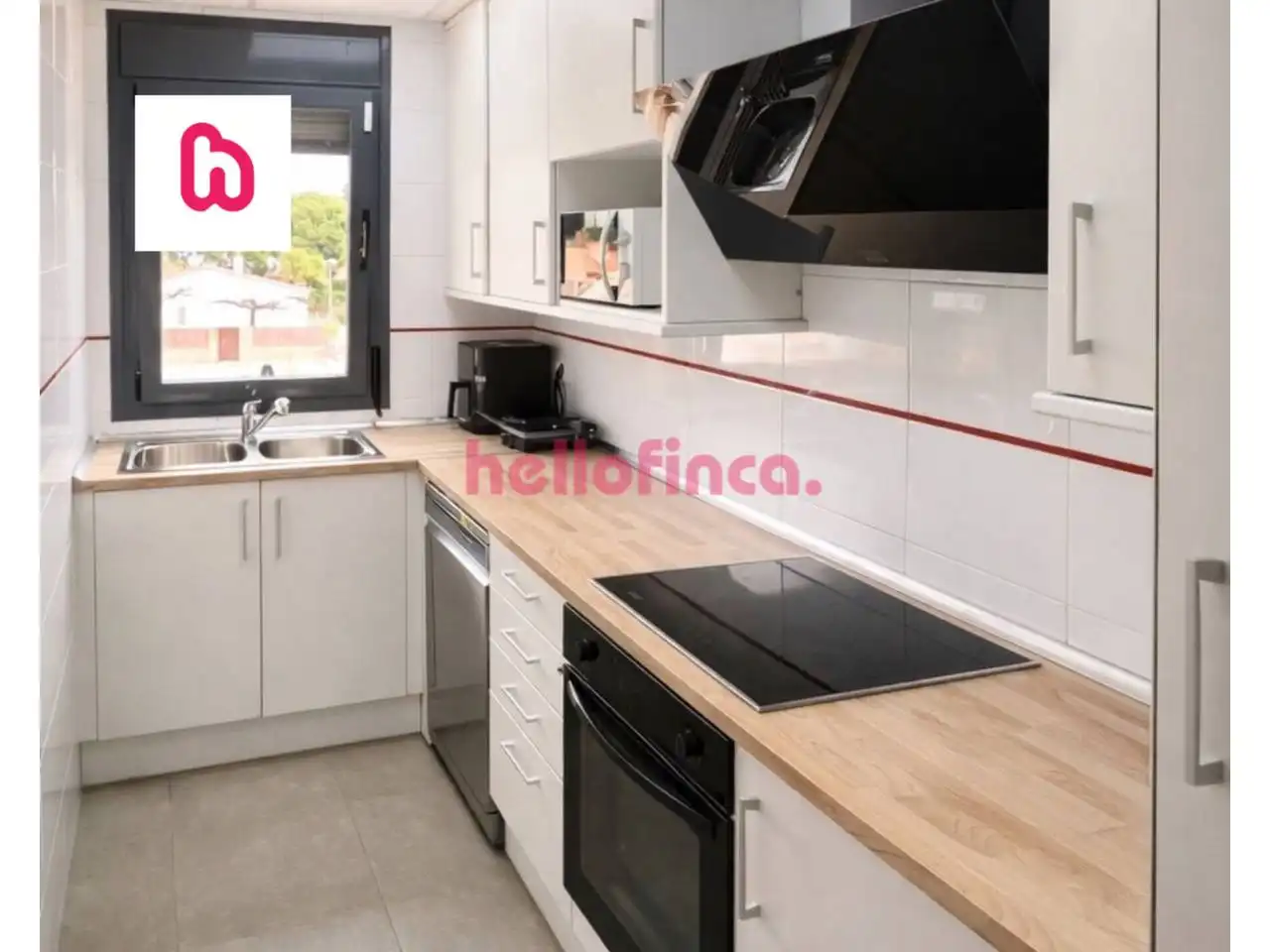 Cocina de Piso en venta en L'Ametlla de Mar  con Aire acondicionado, Amueblado y Balcón