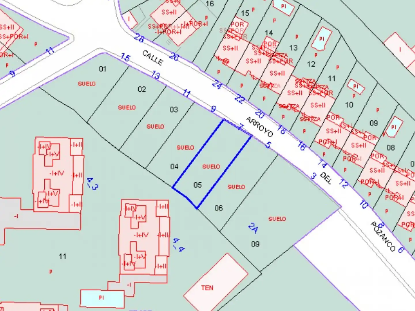 Lands and plots for sale in Arroyo del Pozanco