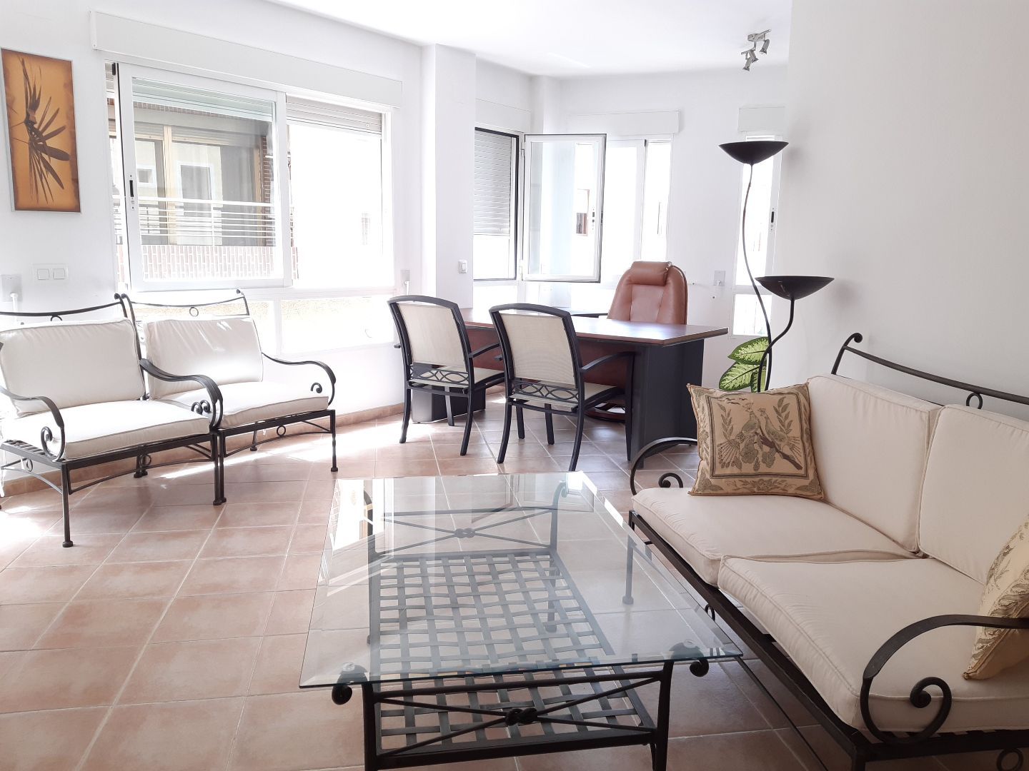 Sala d'estar de Oficina de lloguer en Calpe / Calp amb Moblat