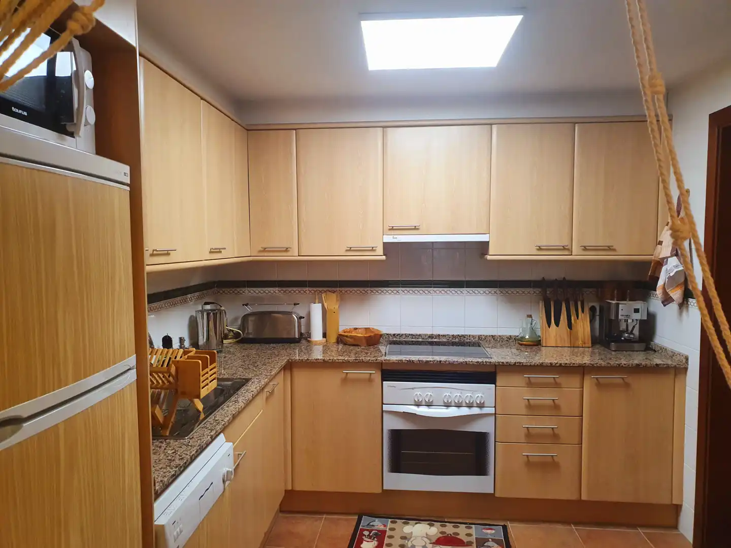 Cocina de Piso de alquiler en Alp con Jardín privado, Amueblado y Balcón