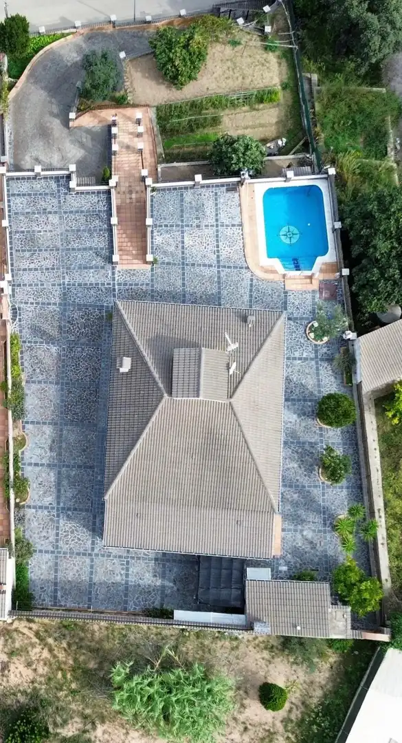 Piscina de Casa o xalet en venda en Riudarenes amb Aire condicionat, Terrassa i Piscina