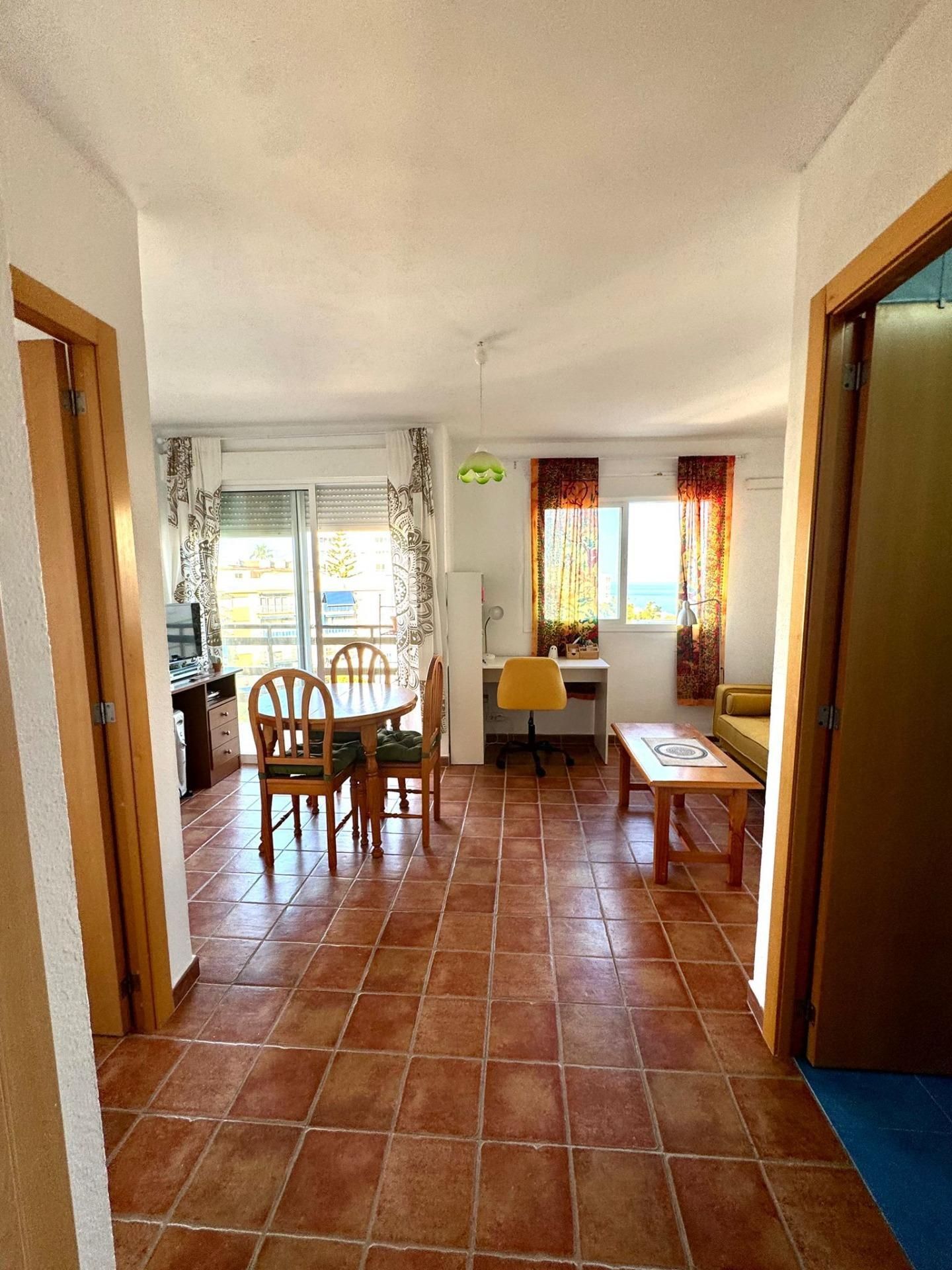 Bedroom of Flat for sale in Benalmádena  with Air Conditioner, Terrace and Community pool