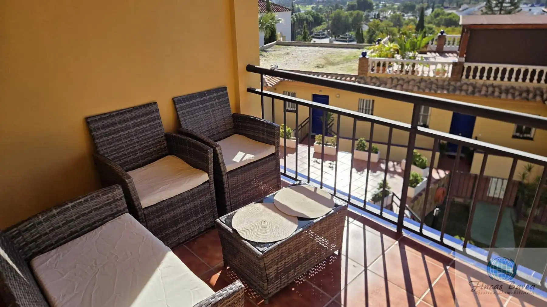 Terrasse von Wohnung zur Miete in Mijas Golf