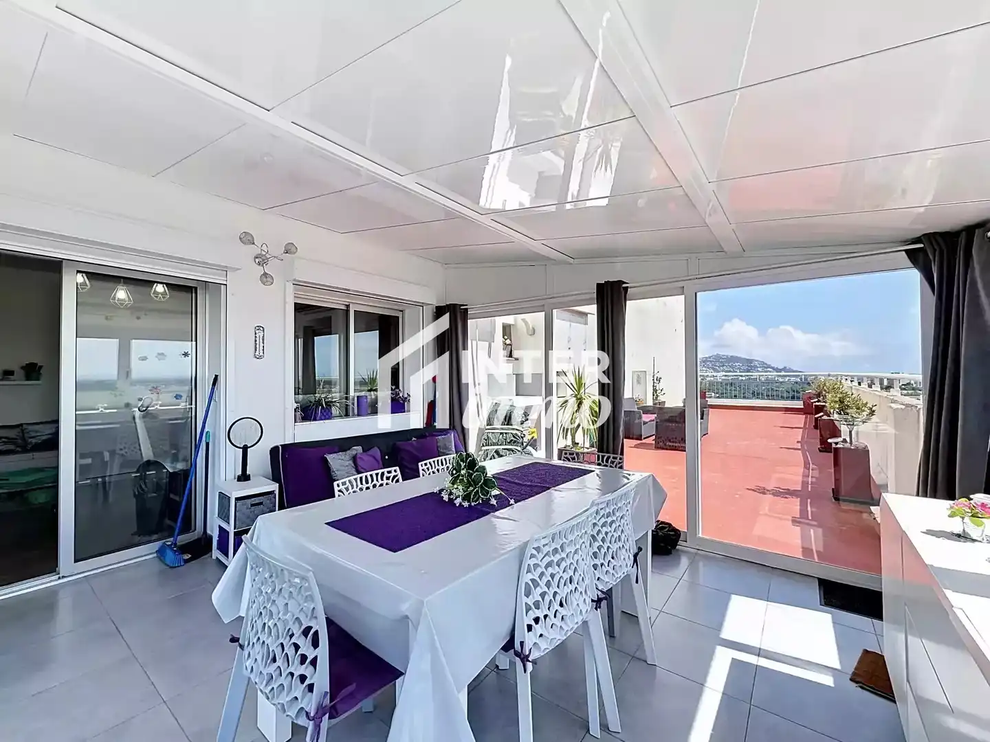 Terraza de Apartamento en venta en Roses con Calefacción, Terraza y Amueblado