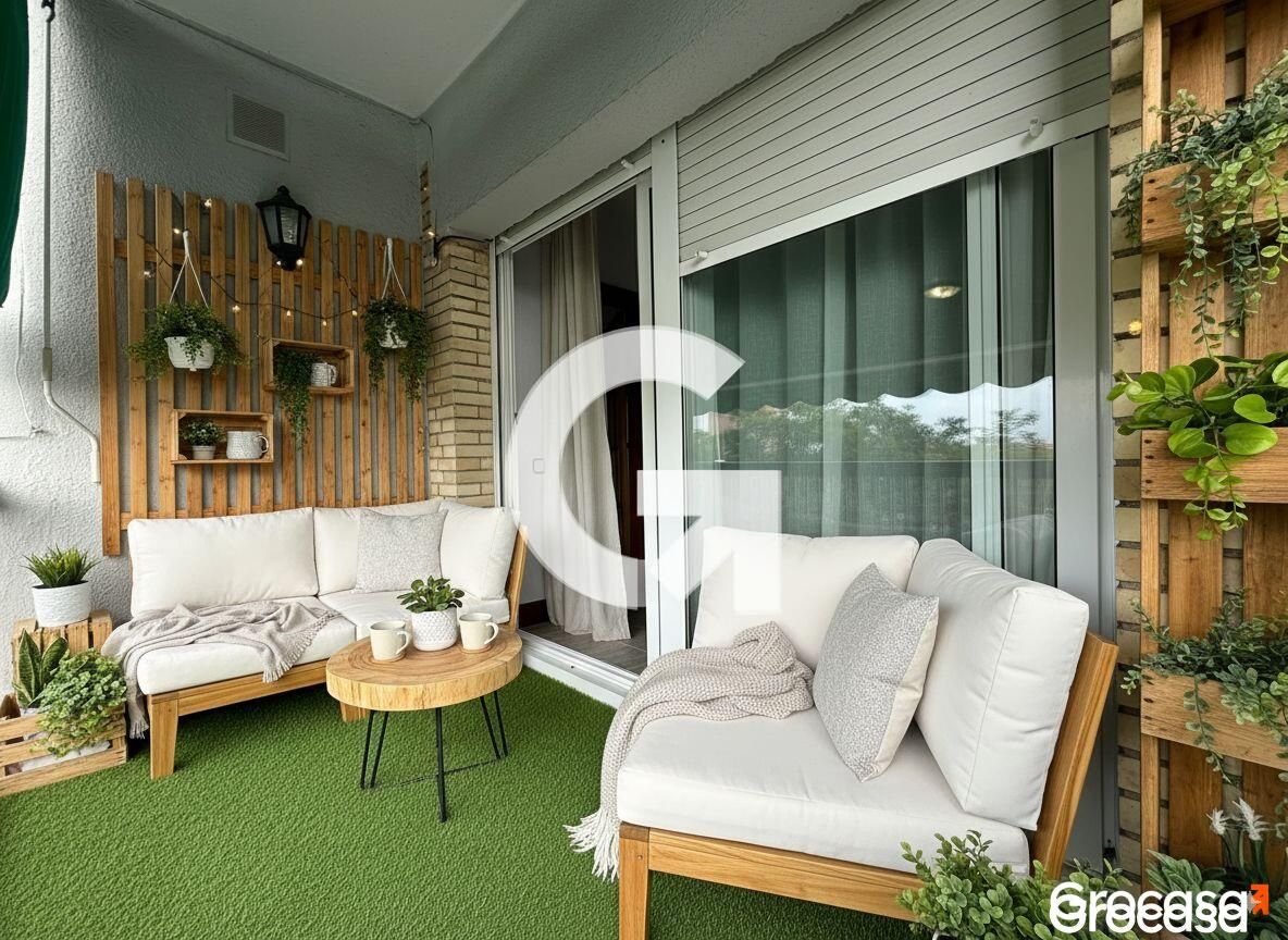 Terrace of Flat for sale in Mataró  with Storage room, Oven and TV