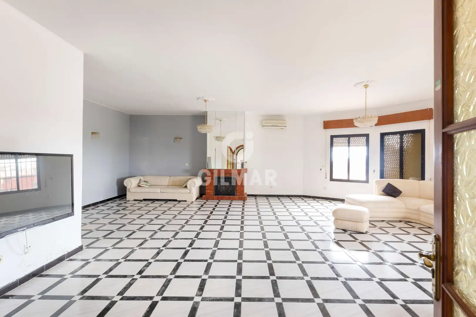 Sala de estar de Casa o chalet en venta en Benalmádena con Jardín privado y Piscina