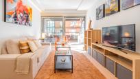 Living room of Flat for sale in  Madrid Capital  with Air Conditioner, Heating and Terrace