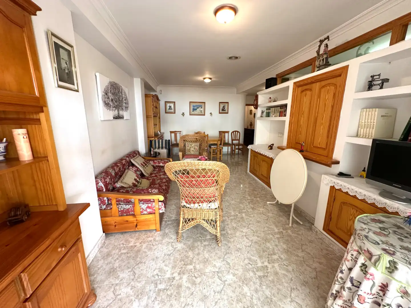 Wohnzimmer von Wohnungen zum Verkauf in Torrevieja mit Klimaanlage, Heizung und Terrasse