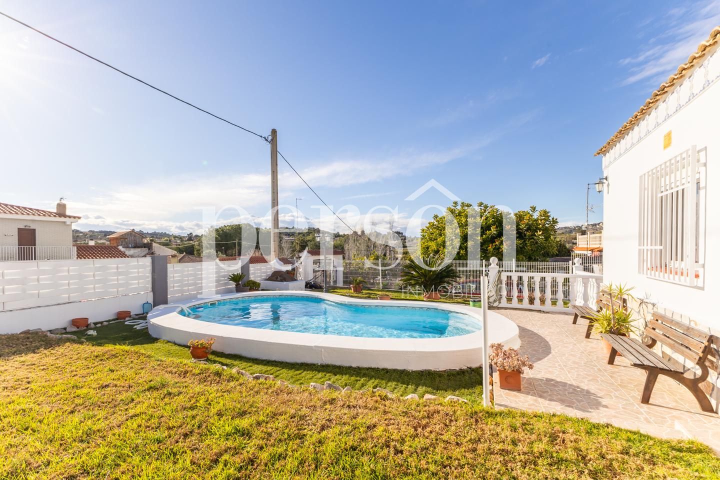 Exterior view of House or chalet for sale in Torrent  with Air Conditioner, Private garden and Terrace