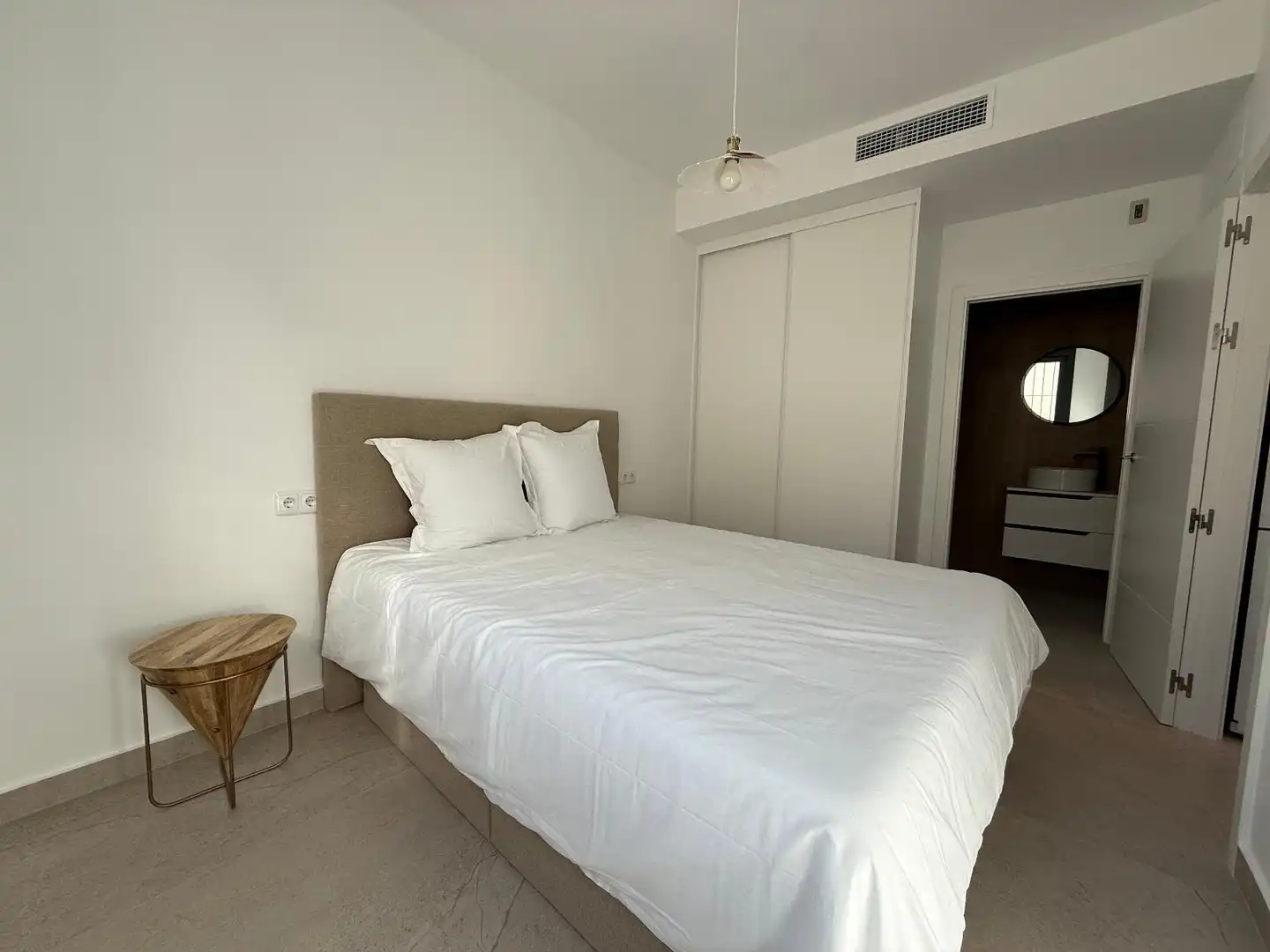 Bedroom of Apartments for rent in Murcia  with Air Conditioner, Storage room and Furnished