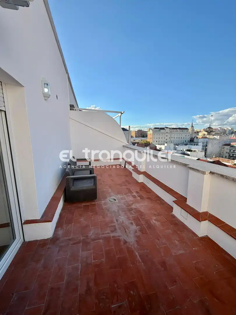 Terrasse von Dachboden zur Miete in Tetuán
