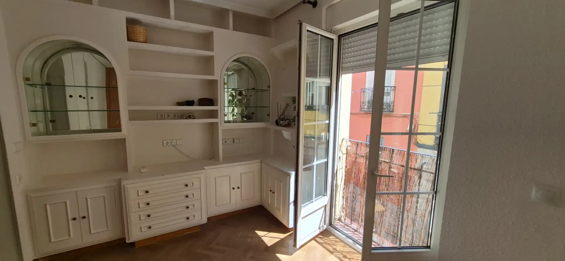 Bedroom of Flat for rent in Madrid  with Air Conditioner, Heating and Parquet flooring