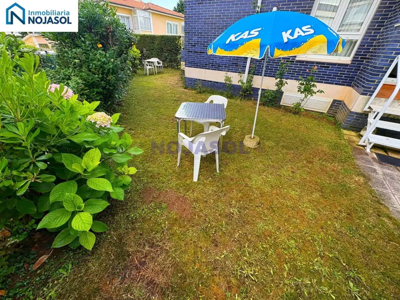 Jardín de Apartamento de alquiler en Noja con Calefacción, Jardín privado y Terraza