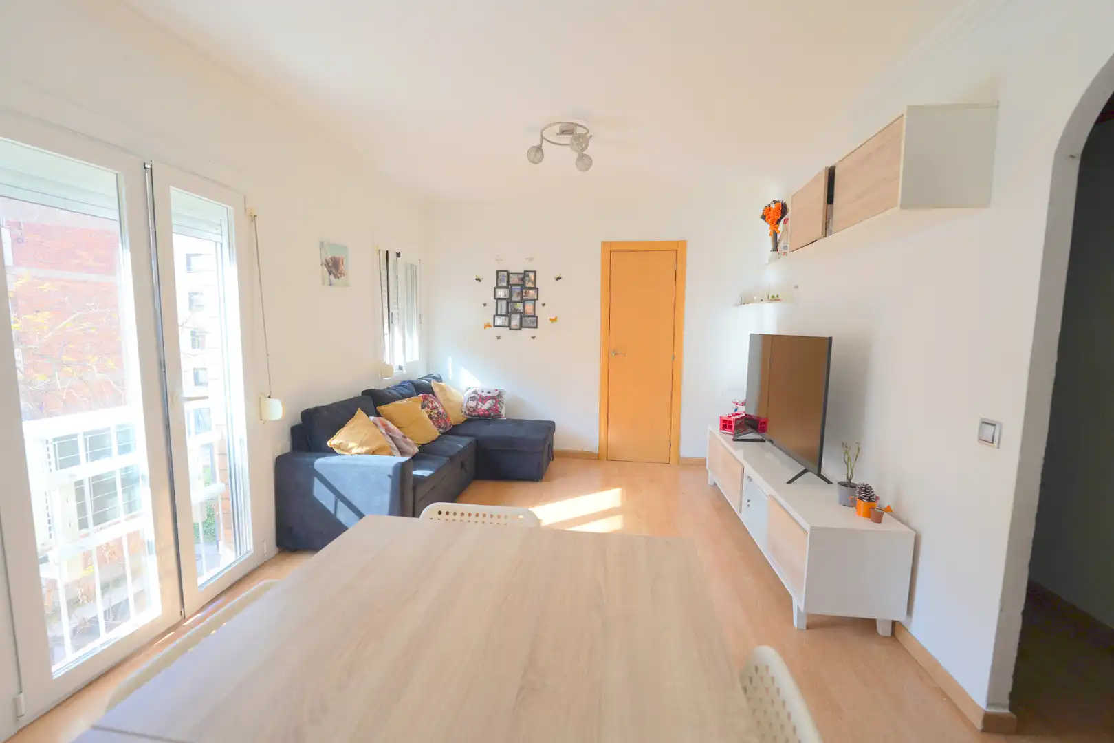 Sala de estar de Piso en venta en Barcelona con Aire acondicionado, Calefacción y Amueblado
