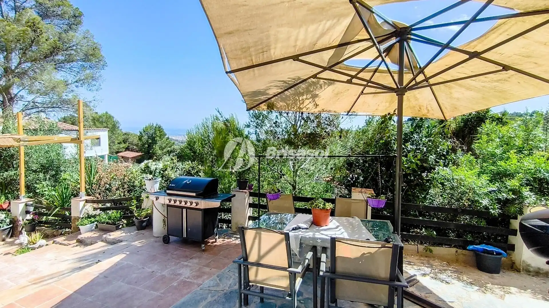 Terrassa de Casa o xalet en venda en Almoster amb Aire condicionat, Jardí privat i Terrassa